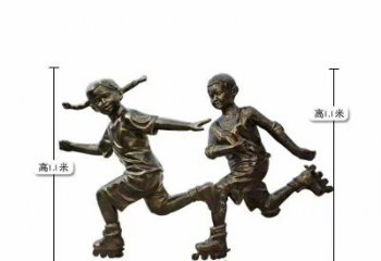 少兒運(yùn)動(dòng)員銅雕廠家 男孩肖像 體育運(yùn)動(dòng)主題銅雕