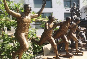 青少年運(yùn)動(dòng)員銅雕廠家 現(xiàn)代人肖像銅雕 運(yùn)動(dòng)員青少年銅雕制作