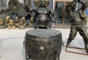 音樂(lè)人樂(lè)隊(duì)銅雕廠家 扭秧歌銅像 樂(lè)隊(duì)扭秧歌銅雕制作