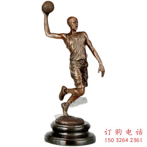 足球隊(duì)男人銅雕廠家 男人運(yùn)動(dòng)員人物銅雕