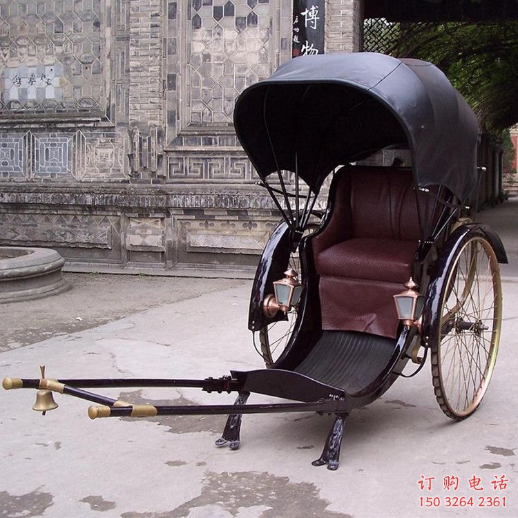 街頭黃包車銅雕廠家 仿古廣場銅雕