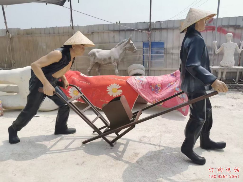 農(nóng)夫勞動(dòng)銅雕廠家 仿古人物銅雕
