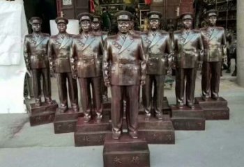 名人元帥銅雕廠家 歷史人物銅雕 博物館現(xiàn)代人物