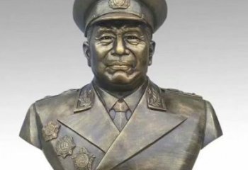 朱德元帥人頭像銅雕廠家