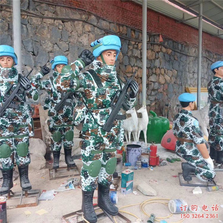 公園警察人物銅雕廠家