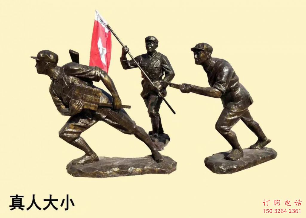 工農(nóng)兵人物銅雕廠家 仿古銅像制作