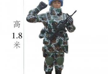 警察士兵人物銅雕生產(chǎn)制作廠家