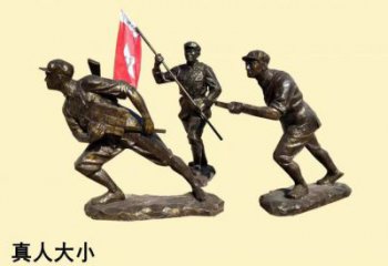 工農(nóng)兵人物銅雕廠家 仿古銅像制作