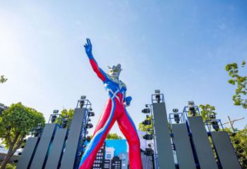 動漫奧特曼銅雕廠家 卡通人物銅像 公園廣場銅像
