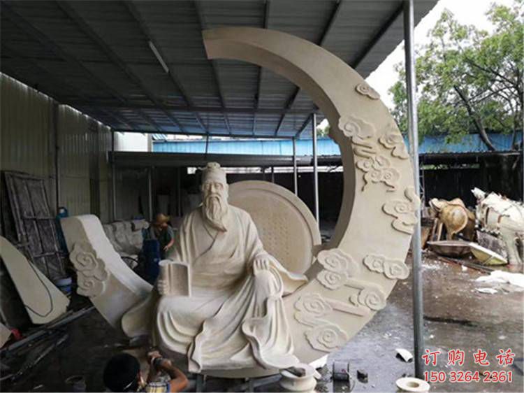 公園月老神像銅雕廠家 街頭民俗神像產(chǎn)品