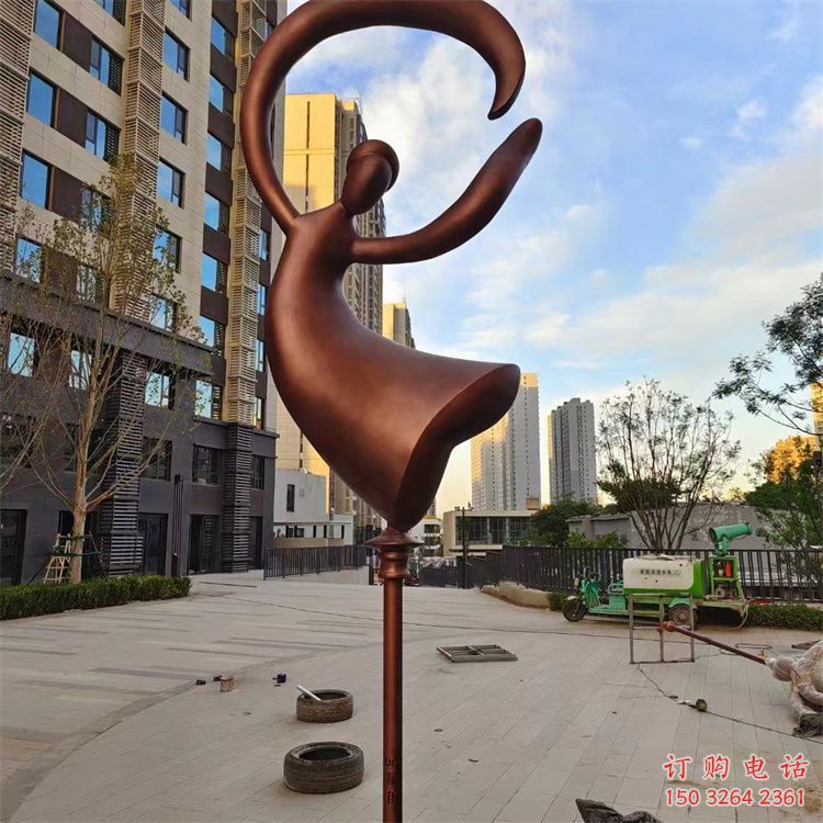 跳舞體操人物銅雕廠家 運(yùn)動(dòng)員人物銅像制作