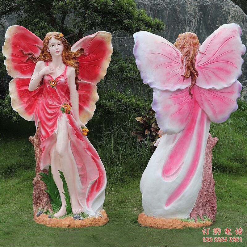 彩繪花仙子銅雕廠家 動(dòng)漫人物銅像生產(chǎn)制作