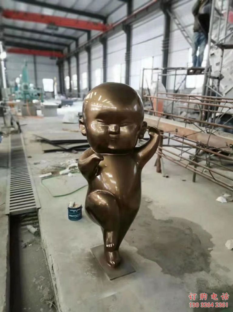 卡通嬰兒銅雕廠家 仿古人物銅雕制作