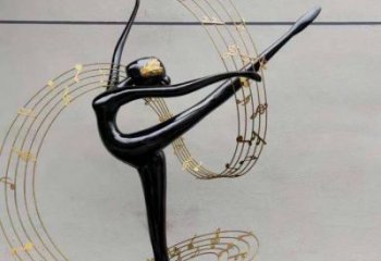 體操運(yùn)動(dòng)員銅雕廠家 舞者體操人物銅雕生產(chǎn)制作