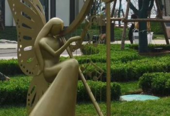 廣場(chǎng)花仙子人物肖像銅雕廠(chǎng)家 西方卡通銅雕