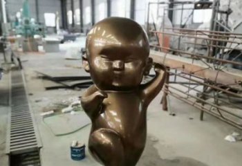 卡通嬰兒銅雕廠家 仿古人物銅雕制作