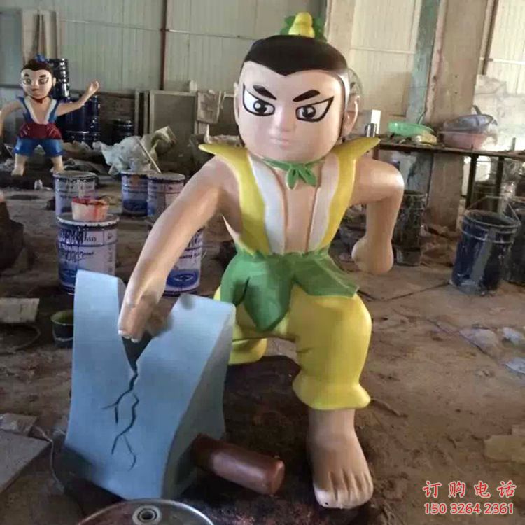 動(dòng)漫葫蘆娃銅像廠家 公園卡通人物銅像制作