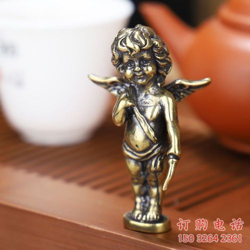 丘比特小孩銅雕廠家 公園人物銅雕生產(chǎn)制作