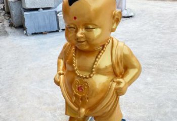 街頭彩繪人物銅像 現(xiàn)代嬰兒人物銅像制作廠家