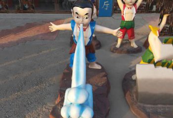 卡通葫蘆娃銅雕廠家 動(dòng)漫人物銅像制作