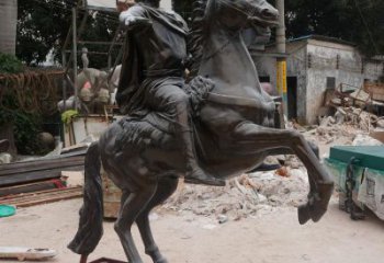 角斗士銅人銅雕廠家 仿古銅人銅雕制作