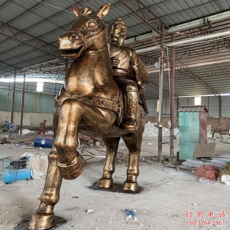 騎馬人銅像廠家 公園仿古銅像生產(chǎn)