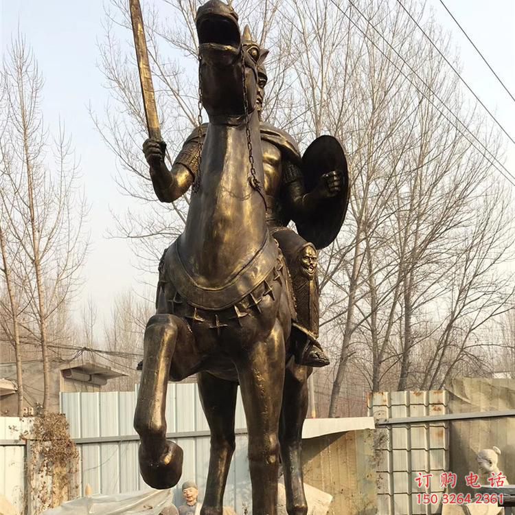 公園戰(zhàn)神將軍銅像廠家加工制作