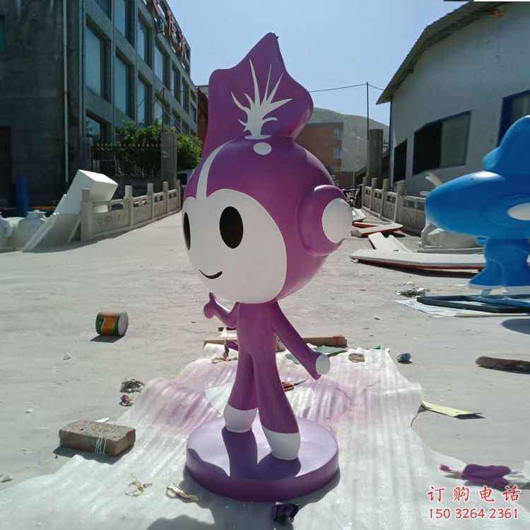 卡通福娃銅像廠家 廣場(chǎng)卡通銅像制作