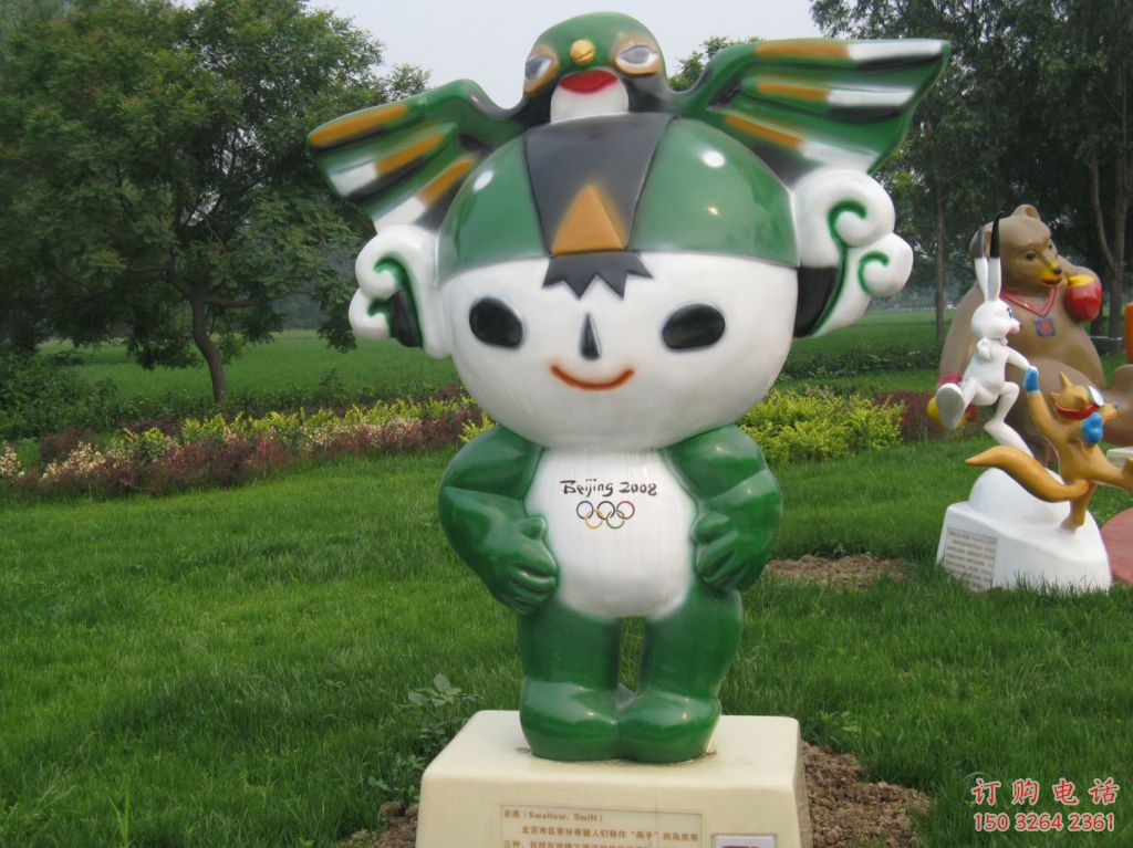 彩繪人偶福娃銅像廠家 公園人偶銅像價格