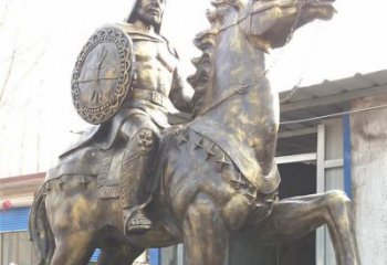 廣場騎馬人銅雕廠家 騎手人物銅雕產(chǎn)品