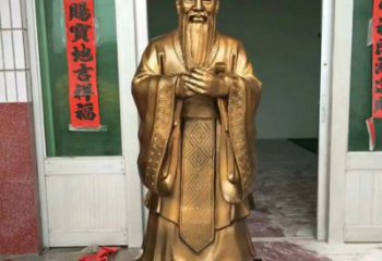 孔夫子人物銅雕廠家 孔子銅雕價(jià)格