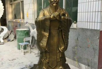 公園孔夫子銅雕廠家 公園孔子銅雕價(jià)格