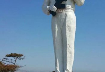 現(xiàn)代人海軍銅雕廠家 軍人人物銅雕制作