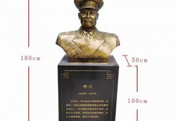 賀龍十大元帥銅雕廠家