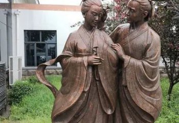 黃銅牛郎織女銅雕廠家 