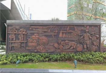公園五谷豐登浮雕廠家