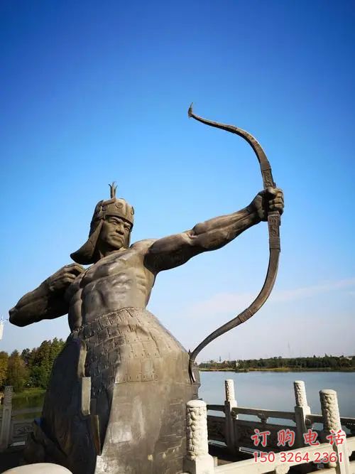 后羿射日公園人物銅像廠家
