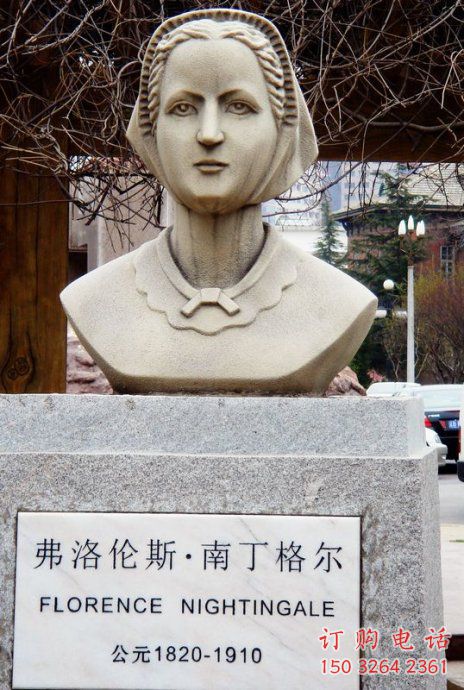 醫(yī)生頭像銅雕 南丁格爾醫(yī)生銅雕生產(chǎn)制作