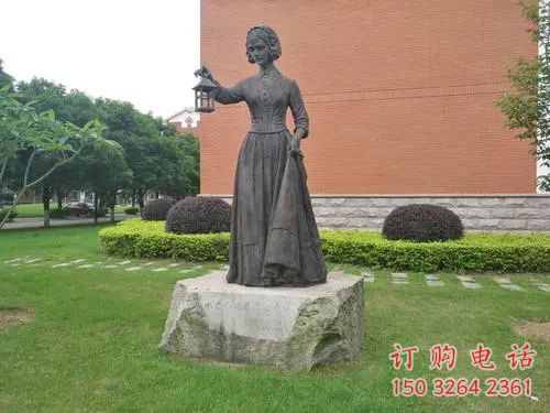 西方南丁格爾醫(yī)生人物銅雕廠家