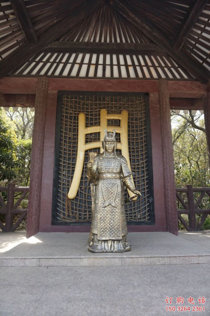 公園三國(guó)人物銅雕廠家
