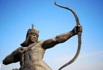 后羿射日公園人物銅像廠家