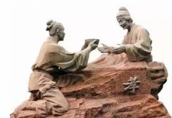 廣場孝道人物銅雕廠家