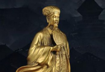 仿古三國人物銅雕廠家