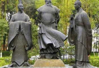 街頭三國人物銅雕廠家