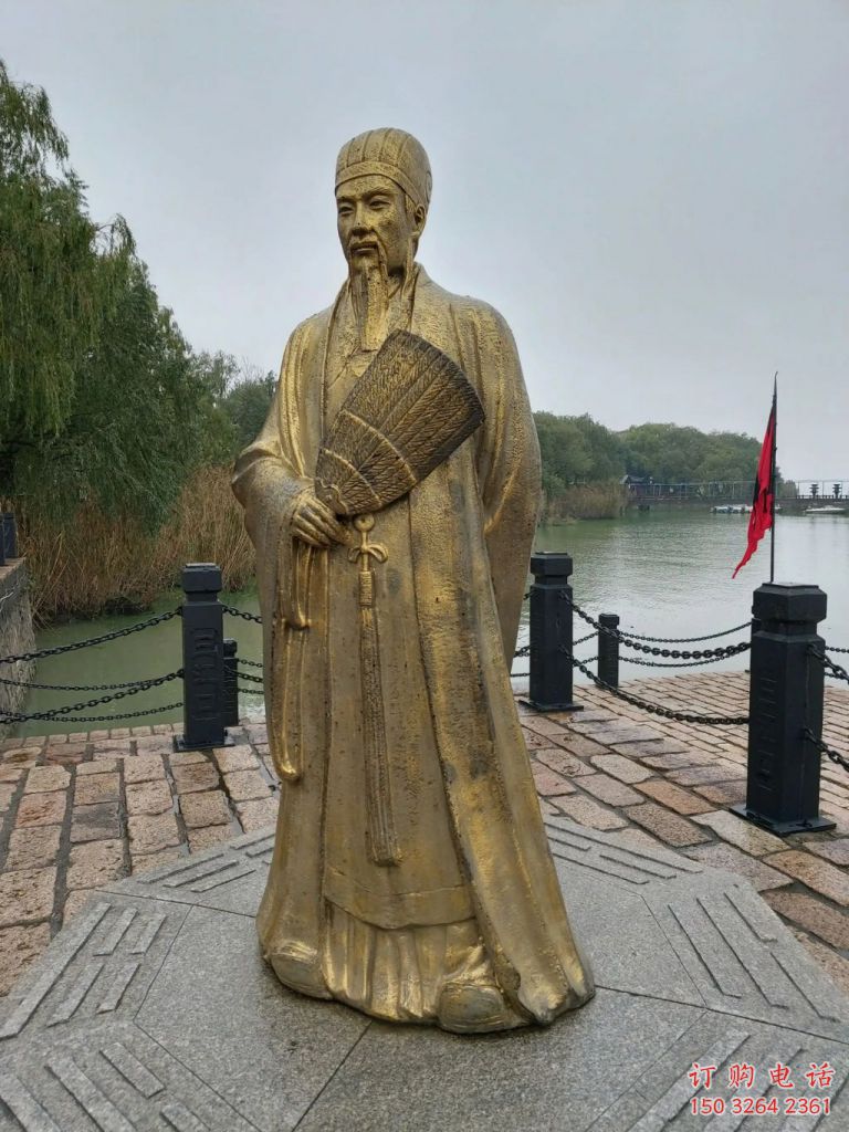 公園三國人物銅像廠家
