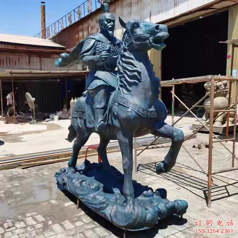 岳飛人物銅雕廠家