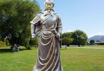 仿古岳飛人物銅雕廠家