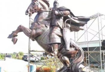 岳飛騎馬銅雕廠家