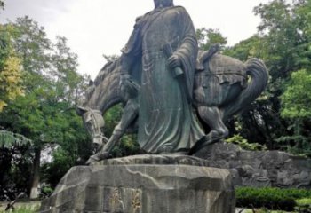 岳飛仿古人物銅雕廠家