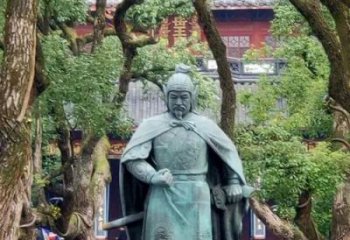 岳飛公園廣場(chǎng)人物銅雕廠家價(jià)格